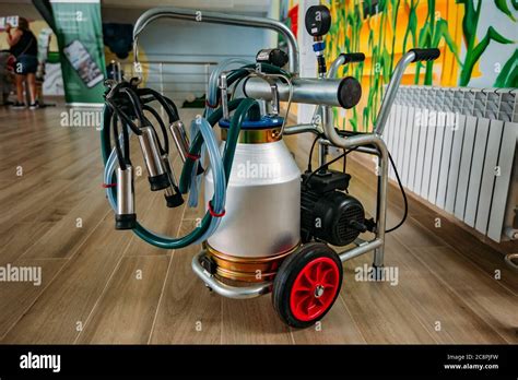 small milking machine for one cow.